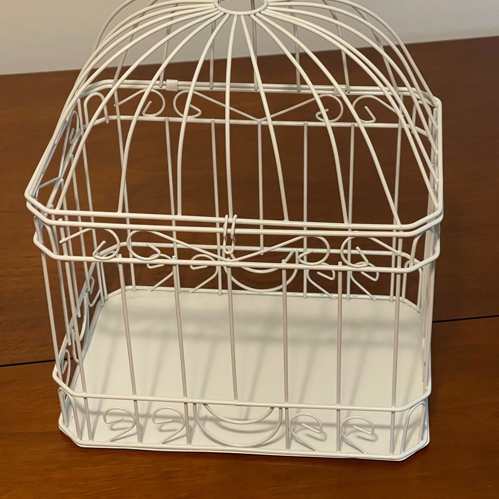 White wedding card box. $10